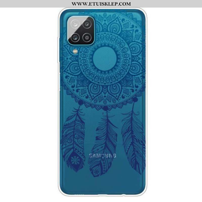 Etui do Samsung Galaxy M12 / A12 Mandala Z Pojedynczym Kwiatem